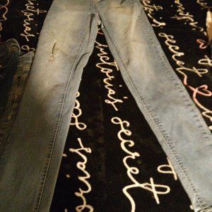 Jeans all kinds brand new barley worn twice tops.